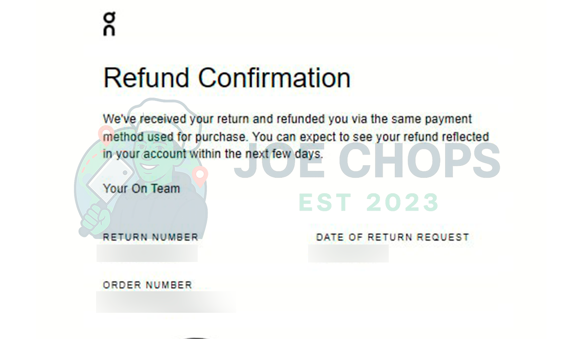 On Running Order Success